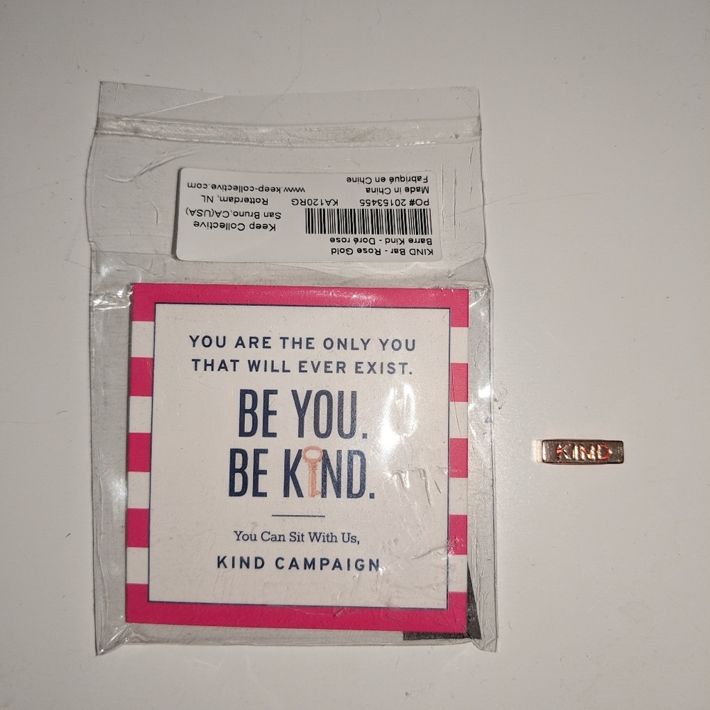 Keep Collective Be Kind charm